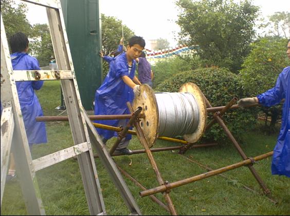 2008年常州中华恐龙园威亚搭建