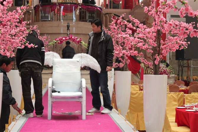 婚礼威亚-酒店宴会厅威亚机器安装设计
